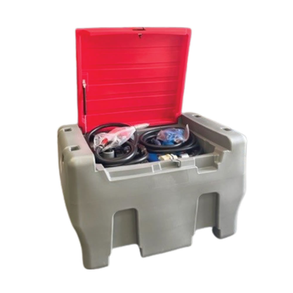 NDS - MOBILE DIESEL TANK 200L with Pump Delivery Nozzle & Lockable Cover  DD-200 - DD-200NZ